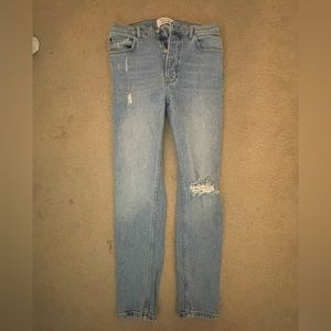 Reformation Light Wash Skinny Jean